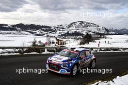 Yoann BONATO (FRA) - Benjamin BOULLOUD (FRA) CITROEN C3  - 23-26.01.2020. FIA World Rally Championship, Rd 1, Rally Monte Carlo, Monaco, Monte-Carlo.