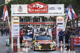 Mauro MIELE (ITA) -Luca BELTRAME (ITA) SKODA Fabia 23-26.01.2020. FIA World Rally Championship, Rd 1, Rally Monte Carlo, Monaco, Monte-Carlo.
