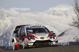 Kalle Rovanpera (FIN) - Jonne Halttunen (FIN) TOYOTA Yaris WRC, TOYOTA GAZOO RACING WRT 23-26.01.2020. FIA World Rally Championship, Rd 1, Rally Monte Carlo, Monaco, Monte-Carlo.
