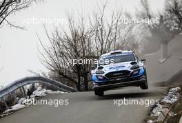 Teemu SUNINEN (FIN) - Jarmo LEHTINEN (FIN) FORD Fiesta WRC, M-SPORT FORD WRT 26.01.2020. FIA World Rally Championship, Rd 1, Rally Monte Carlo, Monaco, Monte-Carlo.