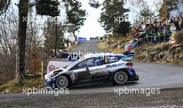 Teemu SUNINEN (FIN) - Jarmo LEHTINEN (FIN) FORD Fiesta WRC, M-SPORT FORD WRT 23-26.01.2020. FIA World Rally Championship, Rd 1, Rally Monte Carlo, Monaco, Monte-Carlo.