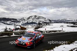 Thierry Neuville (BEL)-Nicolas Gilsoul (BEL) Hyundai i20 Coupe WRC, HYUNDAI SHELL MOBIS WRT  - 23-26.01.2020. FIA World Rally Championship, Rd 1, Rally Monte Carlo, Monaco, Monte-Carlo.