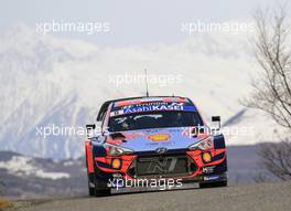 Ott Tanak (EST)-Martin Jarveoja (EST) HYUNDAI i20 Coupe WRC, HYUNDAI SHELL MOBIS WRT 23-26.01.2020. FIA World Rally Championship, Rd 1, Rally Monte Carlo, Monaco, Monte-Carlo.
