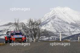Sebastien Loeb (FRA) - Daniel Elena (MCO) HYUNDAI I20 Coupe WRC, HYUNDAI SHELL MOBIS WRT - 23-26.01.2020. FIA World Rally Championship, Rd 1, Rally Monte Carlo, Monaco, Monte-Carlo.