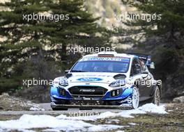 Essapeka Lappi (FIN) Janne Ferm (FIN) FORD Fiesta WRC, M-SPORT FORD WRT 26.01.2020. FIA World Rally Championship, Rd 1, Rally Monte Carlo, Monaco, Monte-Carlo.