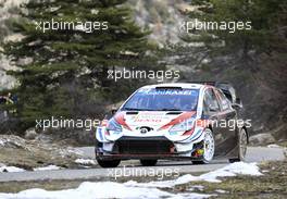 Sébastien Ogier (FRA)-Julien Ingrassia (FRA) TOYOTA Yaris WRC, TOYOTA GAZOO RACING WRT 26.01.2020. FIA World Rally Championship, Rd 1, Rally Monte Carlo, Monaco, Monte-Carlo.