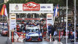 Sean JOHNSTON (USA) -Alex KIHURANI (USA) PEUGEOT208 23-26.01.2020. FIA World Rally Championship, Rd 1, Rally Monte Carlo, Monaco, Monte-Carlo.