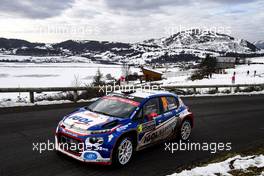 Yoann BONATO (FRA) - Benjamin BOULLOUD (FRA) CITROEN C3  - 23-26.01.2020. FIA World Rally Championship, Rd 1, Rally Monte Carlo, Monaco, Monte-Carlo.