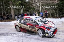 Sébastien Ogier (FRA)-Julien Ingrassia (FRA) TOYOTA Yaris WRC, TOYOTA GAZOO RACING WRT - 23-26.01.2020. FIA World Rally Championship, Rd 1, Rally Monte Carlo, Monaco, Monte-Carlo.