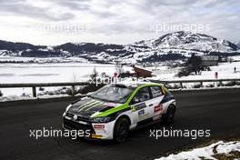 Henning Solberg (NOR)- Aaron JOHNSTON (IRL) VOLKSWAGEN Polo  - 23-26.01.2020. FIA World Rally Championship, Rd 1, Rally Monte Carlo, Monaco, Monte-Carlo.