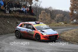 Nicolay GRYAZIN (RUS) - Yaroslav FEDOROV (RUS) HYUNDAI NG i20, HYUNDAI MOTORSPORT N 23-26.01.2020. FIA World Rally Championship, Rd 1, Rally Monte Carlo, Monaco, Monte-Carlo.