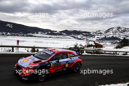 Sebastien Loeb (FRA) - Daniel Elena (MCO) HYUNDAI I20 Coupe WRC, HYUNDAI SHELL MOBIS WRT  - 23-26.01.2020. FIA World Rally Championship, Rd 1, Rally Monte Carlo, Monaco, Monte-Carlo.