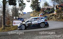 Essapeka Lappi (FIN) Janne Ferm (FIN) FORD Fiesta WRC, M-SPORT FORD WRT 23-26.01.2020. FIA World Rally Championship, Rd 1, Rally Monte Carlo, Monaco, Monte-Carlo.