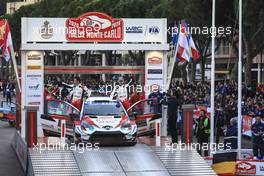 Sébastien Ogier (FRA)-Julien Ingrassia (FRA) TOYOTA Yaris WRC, TOYOTA GAZOO RACING WRT 23-26.01.2020. FIA World Rally Championship, Rd 1, Rally Monte Carlo, Monaco, Monte-Carlo.