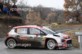 Yohan ROSSEL (FRA) - Benoit FULCRAND (FRA) CITROEN C3, PH SPORT 23-26.01.2020. FIA World Rally Championship, Rd 1, Rally Monte Carlo, Monaco, Monte-Carlo.