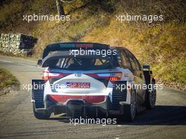 Elfyn Evans, Toyota Yaris WRC. FIA World Rally Championship - Rally Monte Carlo Preview