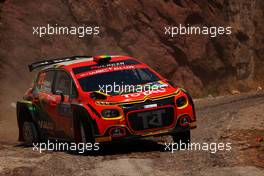 Marco BULACIA WILKINSON (BOL) - Giovanni BERNACCHINI (ITA) CITROËN C3 R5  12-15.03.2020. FIA World Rally Championship, Rd 3, Rally Guanajuato Mexico, Leon, Mexico.