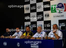 Press conference for announcement of end of Rally Mexico after SSS21 Rock & Rally León due coronavirus precautions. 12-15.03.2020. FIA World Rally Championship, Rd 3, Rally Guanajuato Mexico, Leon, Mexico.