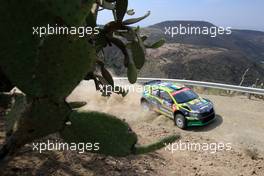 Benito Guerra (MEX)- Daniel CUÉ (ESP) SKODA FABIA R5  12-15.03.2020. FIA World Rally Championship, Rd 3, Rally Guanajuato Mexico, Leon, Mexico.