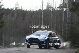 Rhys YATES (GBR) - James MORGAN (GBR) FORD Fiesta Mkll, M-SPORT FORD WRT 13-16.02.2020. FIA World Rally Championship, Rd 2, Rally Sweden.