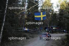 Ott Tanak (EST)-Martin Jarveoja (EST) HYUNDAI i20 Coupe WRC, HYUNDAI SHELL MOBIS WRT 13-16.02.2020. FIA World Rally Championship, Rd 2, Rally Sweden.