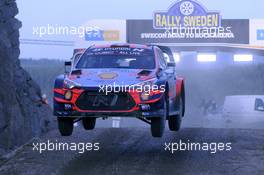 Thierry Neuville (BEL)-Nicolas Gilsoul (BEL) Hyundai i20 Coupe WRC, HYUNDAI SHELL MOBIS WRT 13-16.02.2020. FIA World Rally Championship, Rd 2, Rally Sweden.