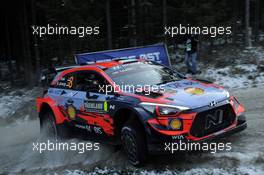Ott Tanak (EST)-Martin Jarveoja (EST) HYUNDAI i20 Coupe WRC, HYUNDAI SHELL MOBIS WRT 13-16.02.2020. FIA World Rally Championship, Rd 2, Rally Sweden.