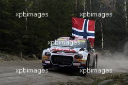 Mads Ostberg (NOR)-Torstein Eriksen (NOR) Citroen C3 RC2 RALLY2, PH SPORT 13-16.02.2020. FIA World Rally Championship, Rd 2, Rally Sweden.
