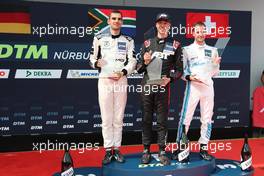 Luca Stolz (GER) (Toksport WRT -  Mercedes AMG ), Kelvin van der Linde (SA) (ABT Sportsline - Audi R8 LMS) und Philip Ellis (CH) (Mercedes-AMG Team WINWARD, Mercedes-AMG GT3)   21.08.2021, DTM Round 4, Nuerburgring, Germany, Saturday.