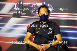 Toyoharu Tanabe (JPN) Honda Racing F1 Technical Director in the FIA Press Conference. 02.07.2021. Formula 1 World Championship, Rd 9, Austrian Grand Prix, Spielberg, Austria, Practice Day.