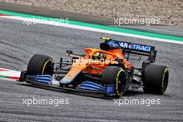 Lando Norris (GBR) McLaren MCL35M. 02.07.2021. Formula 1 World Championship, Rd 9, Austrian Grand Prix, Spielberg, Austria, Practice Day.