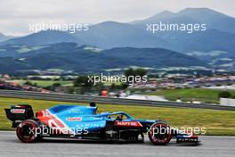 Fernando Alonso (ESP) Alpine F1 Team A521. 02.07.2021. Formula 1 World Championship, Rd 9, Austrian Grand Prix, Spielberg, Austria, Practice Day.