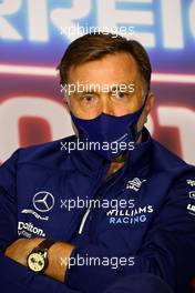 Jost Capito (GER) Williams Racing Chief Executive Officer in the FIA Press Conference. 02.07.2021. Formula 1 World Championship, Rd 9, Austrian Grand Prix, Spielberg, Austria, Practice Day.