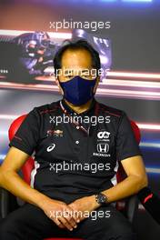 Toyoharu Tanabe (JPN) Honda Racing F1 Technical Director in the FIA Press Conference. 02.07.2021. Formula 1 World Championship, Rd 9, Austrian Grand Prix, Spielberg, Austria, Practice Day.