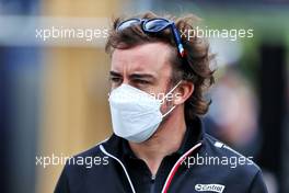 Fernando Alonso (ESP) Alpine F1 Team. 02.07.2021. Formula 1 World Championship, Rd 9, Austrian Grand Prix, Spielberg, Austria, Practice Day.