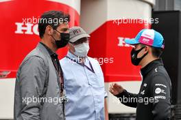 (L to R): Mark Webber (AUS) Channel 4 Presenter; Joe Saward (GBR) Journalist; and Guanyu Zhou (CHN) Alpine F1 Team Test Driver. 02.07.2021. Formula 1 World Championship, Rd 9, Austrian Grand Prix, Spielberg, Austria, Practice Day.