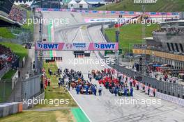 The grid before the start of the race. 04.07.2021. Formula 1 World Championship, Rd 9, Austrian Grand Prix, Spielberg, Austria, Race Day.