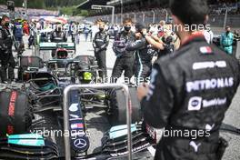 Lewis Hamilton (GBR) Mercedes AMG F1 W12 on the grid. 04.07.2021. Formula 1 World Championship, Rd 9, Austrian Grand Prix, Spielberg, Austria, Race Day.