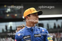 Lando Norris (GBR) McLaren on the grid. 04.07.2021. Formula 1 World Championship, Rd 9, Austrian Grand Prix, Spielberg, Austria, Race Day.