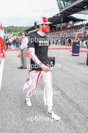 Antonio Giovinazzi (ITA) Alfa Romeo Racing on the grid. 04.07.2021. Formula 1 World Championship, Rd 9, Austrian Grand Prix, Spielberg, Austria, Race Day.