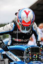 Esteban Ocon (FRA) Alpine F1 Team A521 on the grid. 04.07.2021. Formula 1 World Championship, Rd 9, Austrian Grand Prix, Spielberg, Austria, Race Day.