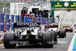 Yuki Tsunoda (JPN) AlphaTauri AT02. 04.07.2021. Formula 1 World Championship, Rd 9, Austrian Grand Prix, Spielberg, Austria, Race Day.
