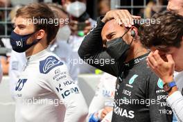 Lewis Hamilton (GBR) Mercedes AMG F1 on the grid. 04.07.2021. Formula 1 World Championship, Rd 9, Austrian Grand Prix, Spielberg, Austria, Race Day.