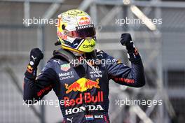 Race winner Max Verstappen (NLD) Red Bull Racing celebrates in parc ferme. 04.07.2021. Formula 1 World Championship, Rd 9, Austrian Grand Prix, Spielberg, Austria, Race Day.