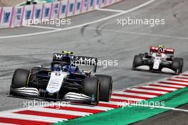 Nicholas Latifi (CDN) Williams Racing FW43B. 04.07.2021. Formula 1 World Championship, Rd 9, Austrian Grand Prix, Spielberg, Austria, Race Day.