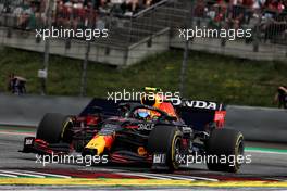 Sergio Perez (MEX) Red Bull Racing RB16B. 04.07.2021. Formula 1 World Championship, Rd 9, Austrian Grand Prix, Spielberg, Austria, Race Day.