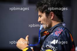 Third placed Sergio Perez (MEX) Red Bull Racing in qualifying parc ferme. 03.07.2021. Formula 1 World Championship, Rd 9, Austrian Grand Prix, Spielberg, Austria, Qualifying Day.