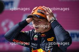 Pole sitter Max Verstappen (NLD) Red Bull Racing in qualifying parc ferme. 03.07.2021. Formula 1 World Championship, Rd 9, Austrian Grand Prix, Spielberg, Austria, Qualifying Day.