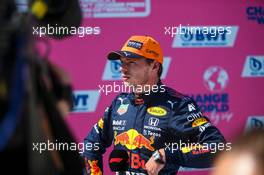 Pole sitter Max Verstappen (NLD) Red Bull Racing in qualifying parc ferme. 03.07.2021. Formula 1 World Championship, Rd 9, Austrian Grand Prix, Spielberg, Austria, Qualifying Day.