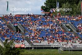 Circuit atmosphere - fans in the grandstand. 03.07.2021. Formula 1 World Championship, Rd 9, Austrian Grand Prix, Spielberg, Austria, Qualifying Day.